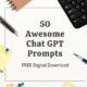 free digital download 50 awesome chat gpt prompts business design innovations