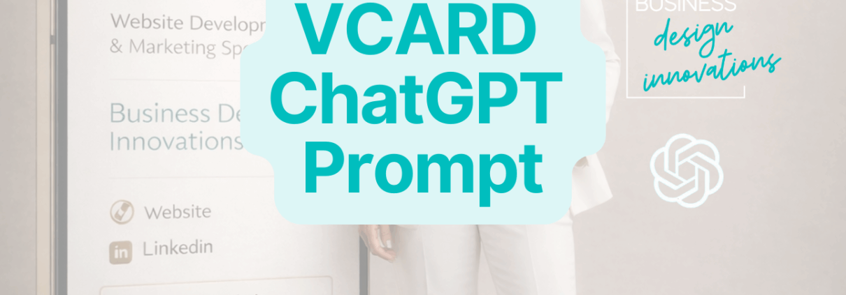 Cool ChatGPT Prompts VCARD