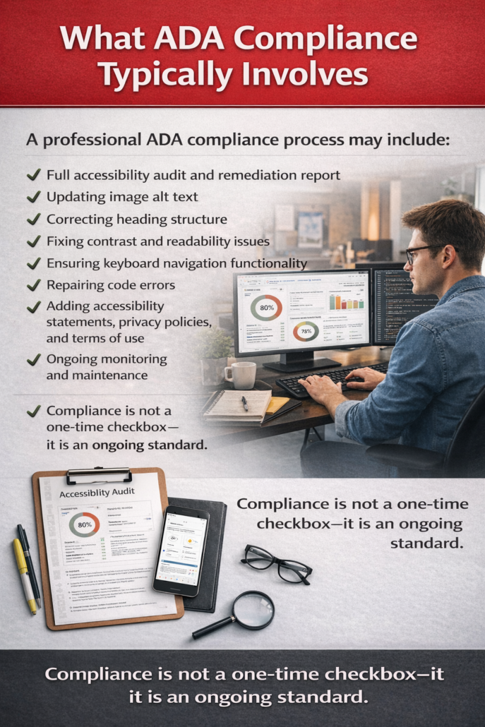 a ada compliance and remediation process will look like this business design Innovations