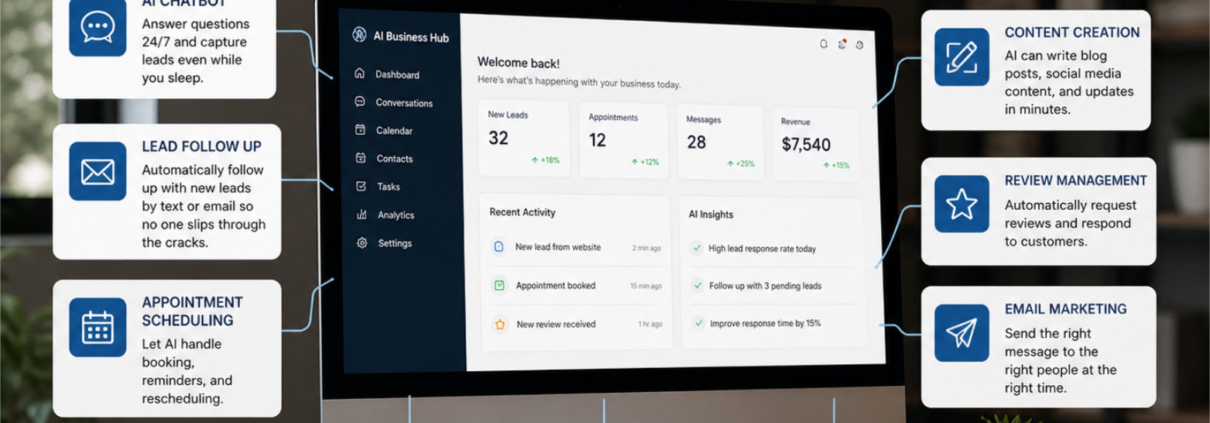 how ai can help your small business - get help from business design innovations free consultation