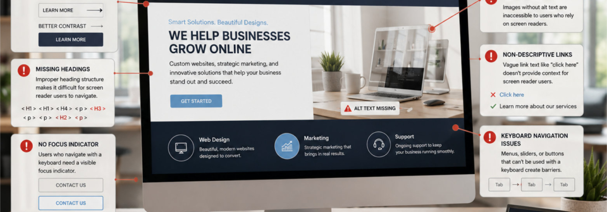 is your website ADA Complaint free audio business design innovations blog