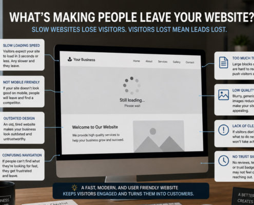 what making people leave your website how business design innovations can help