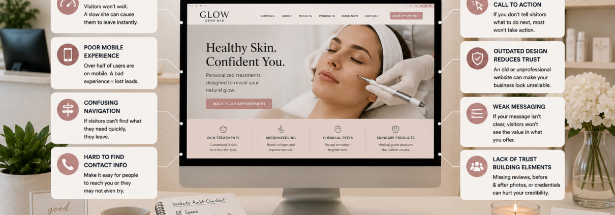 you may be losing leads to this one website mistake we can help business design innovations business website marketing consultant