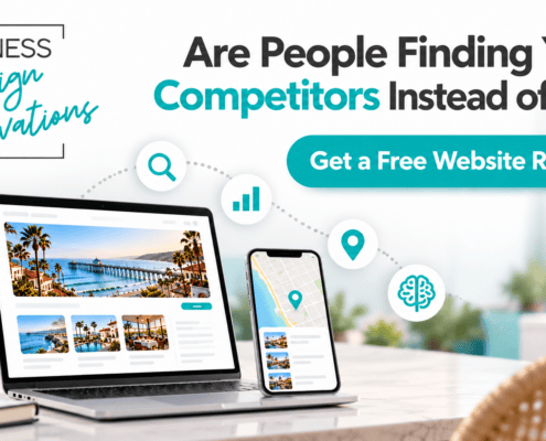 san clemente website design and marketing services for seo ai search and geo business design innovations jennifer aquino free website review get your business found online